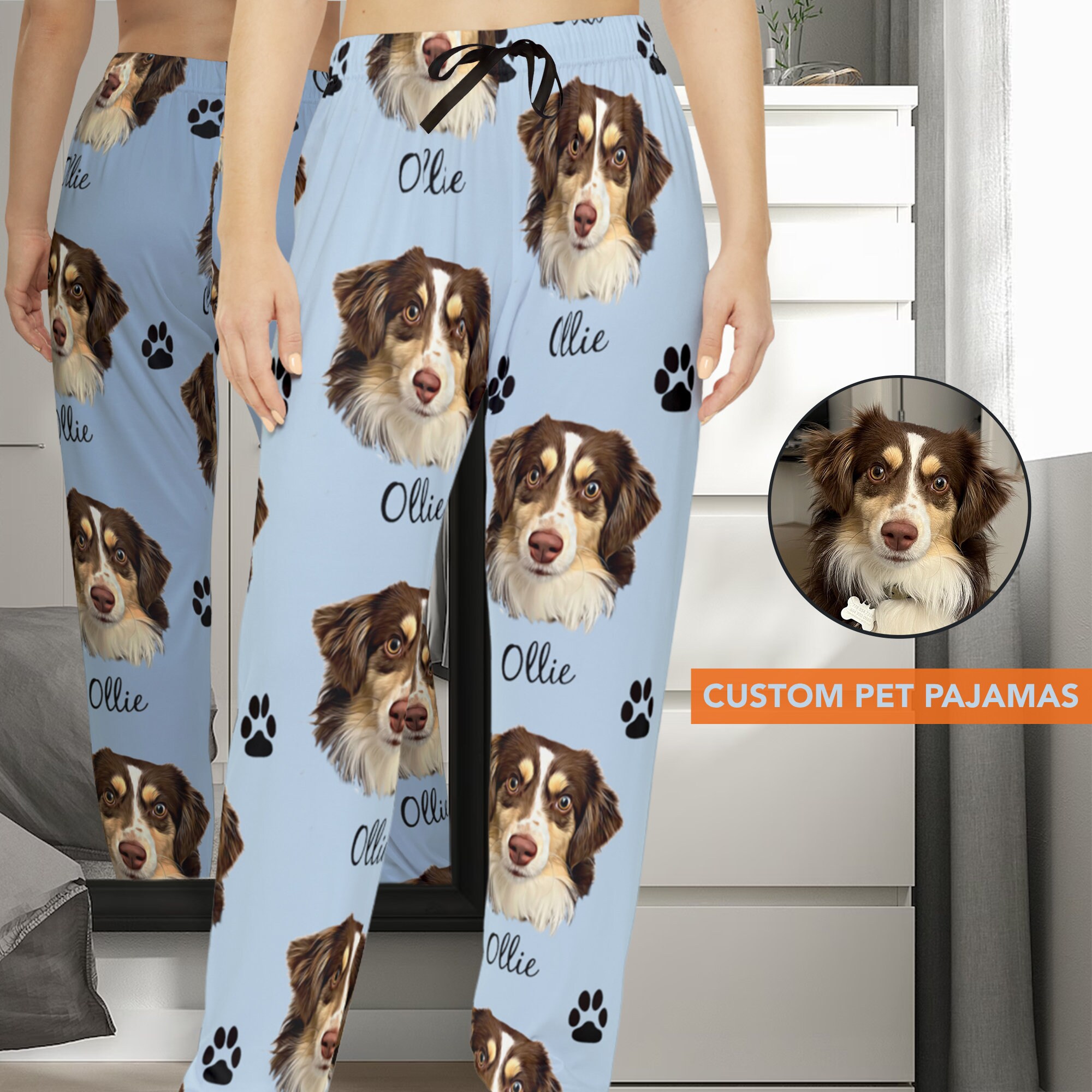 Mens pajamas with dogs on them best sale