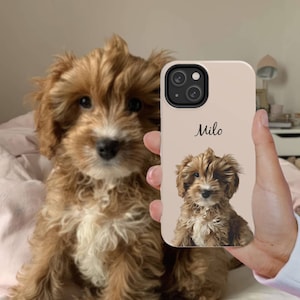 Custodia per telefono personalizzata per animali domestici Custodia per telefono per cani Custodia personalizzata per iPhone Custodia personalizzata per telefono con gatto Custodia per telefono con foto Regalo di memoria per animali domestici Custodia personalizzata per iPhone