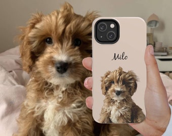 Custom Pet Phone Case Dog Phone Case Custom iPhone Case Custom Cat Phone Case Picture Phone Case Pet Memory Gift Personalized iPhone Case