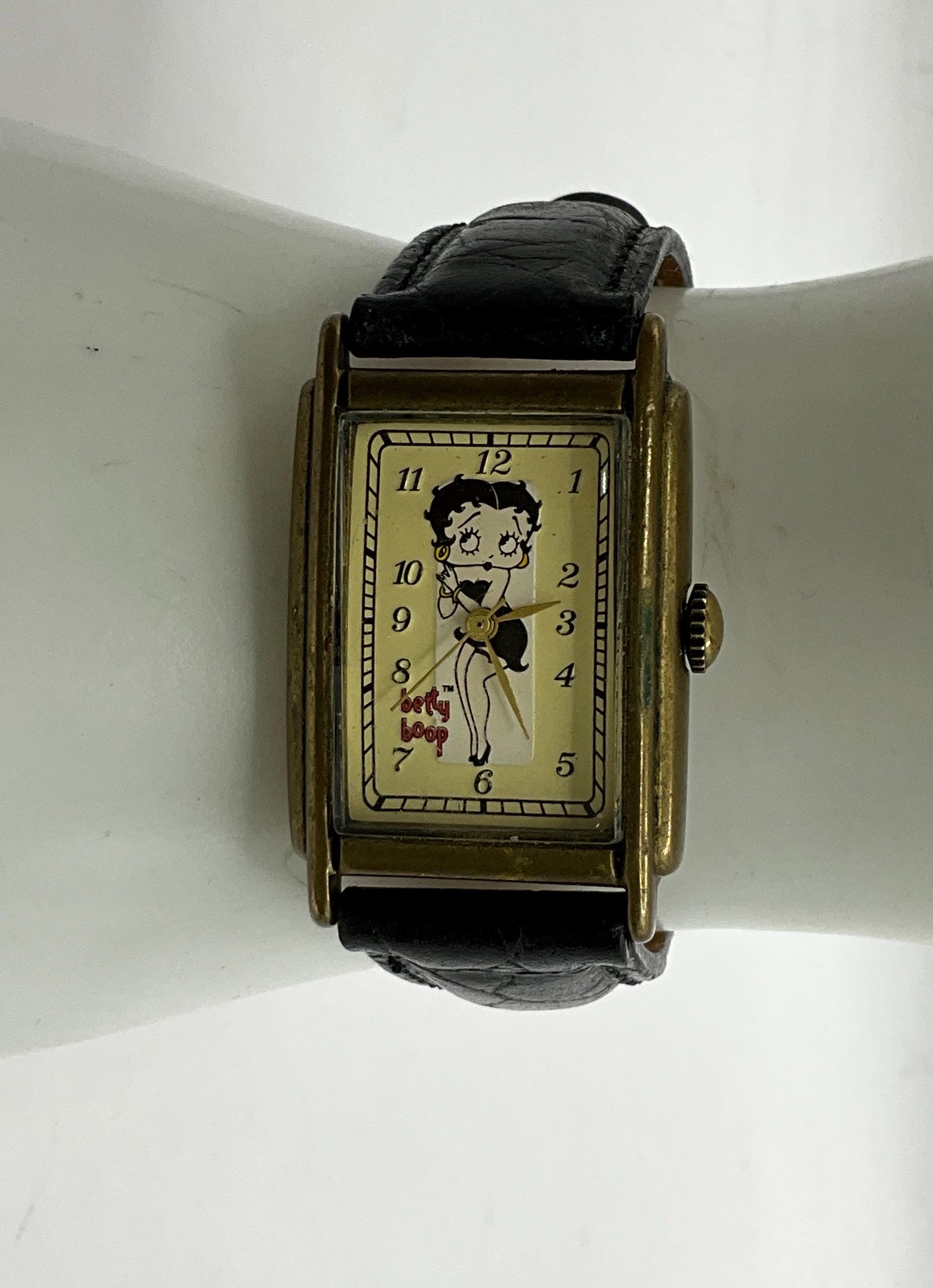 AP55 Betty Boop Fossil Limited Edition Leather Band Quartz Watch