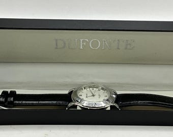 Dufonte by Lucien Piccard 827022BK  Men’s Quartz Watch With Box
