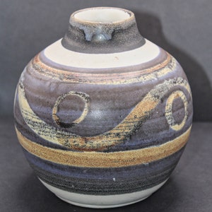Bennett Welsh Pacific Stoneware - 1970s Studio Pottery Vase