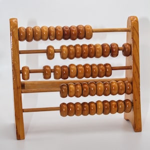 Small Vintage Wooden Abacus