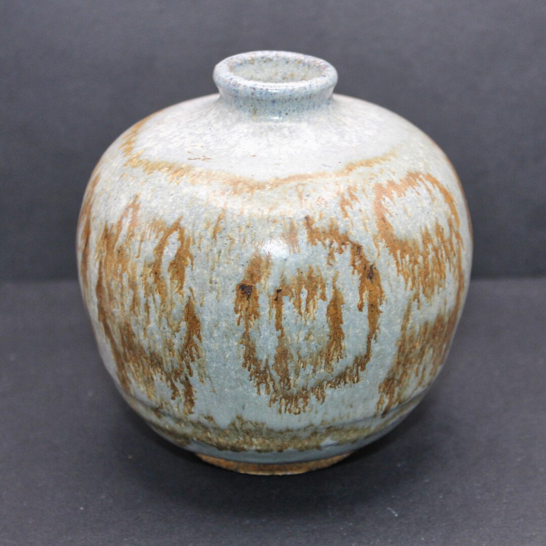 Small Stoneware Studio Pottery Bud Vase 1971 - Etsy