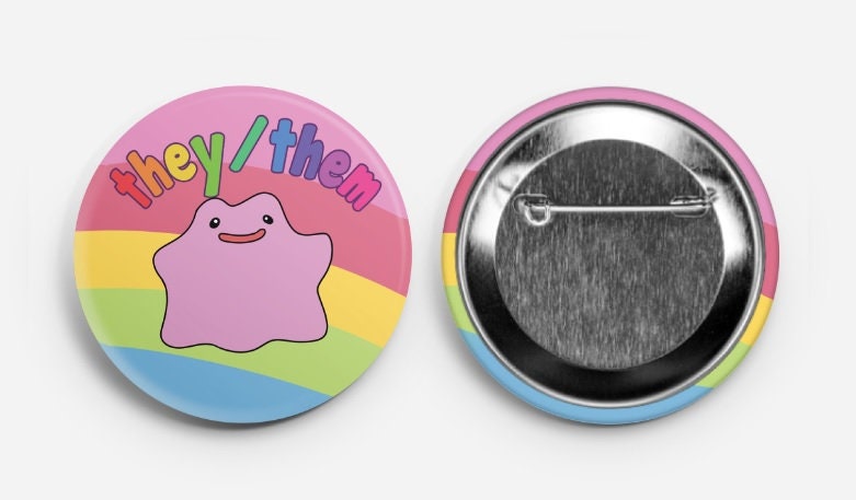 Pokemon Ditto Cute Jelly Badge Pins - Ghibli Store