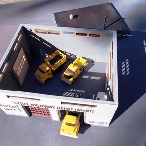 MINI-MOTORS, Inc. Exclusive Release 1/64 S-Scale Automotive Shop/Garage Kit image 2