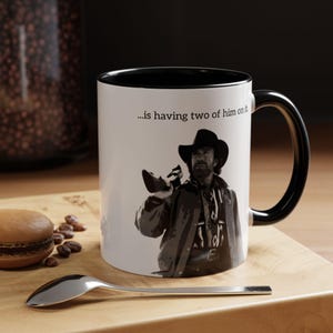 Fathers Day Appreciation Mug for Dads Chuck Norris Fan boy for Walker Texas Ranger.