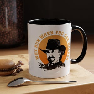 Chuck Norris mug with walker texas ranger cup Colorful Mugs, 11oz