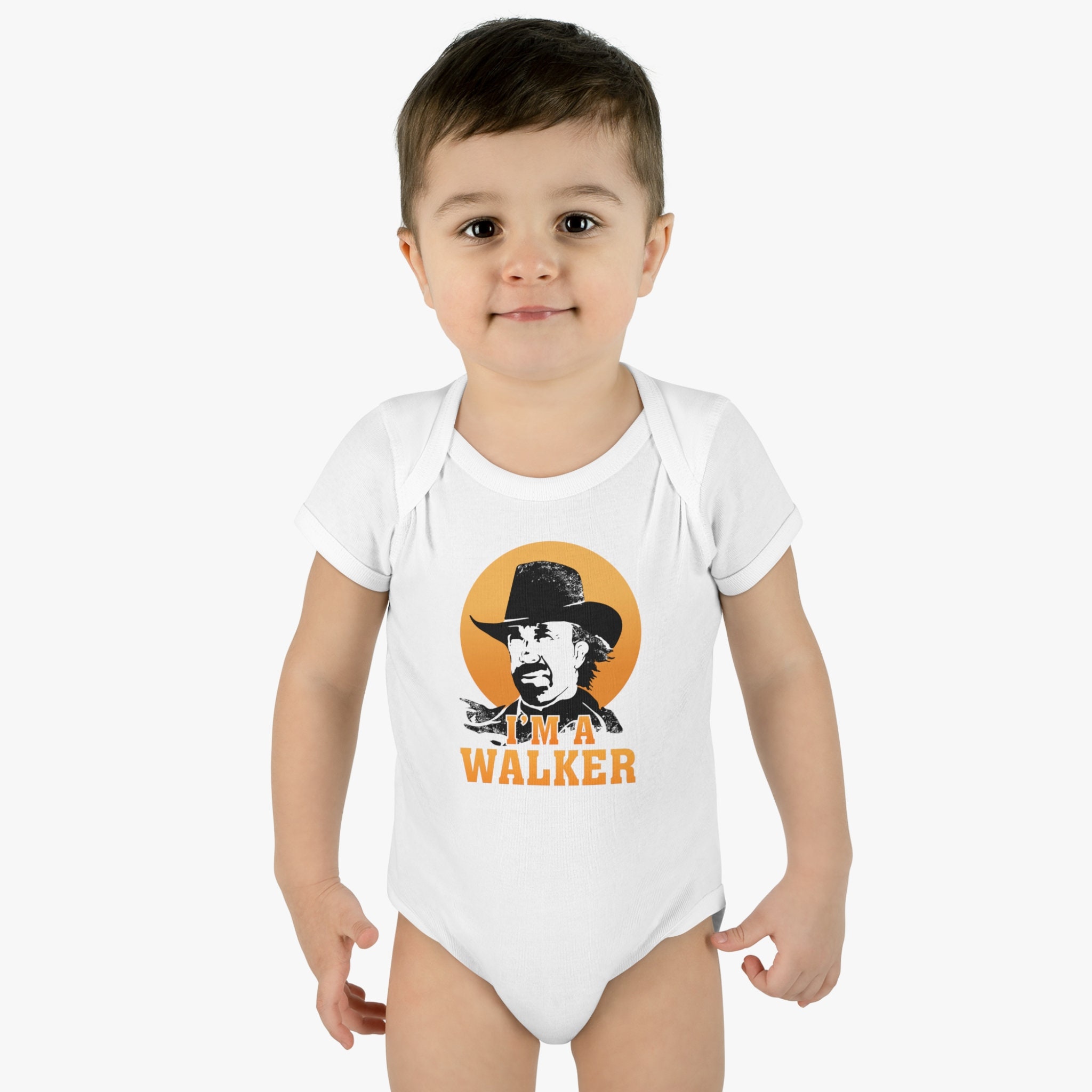 Walker Texas Ranger Infant Baby Rib Bodysuit for Kids Starting to