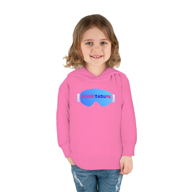 Sudadera con capucha para esquí y snowboard para niños pequeños MinneSNOWta - Pistas de esquí para niños Equipo de abrigo Shredding Half Pipe Minnesota Minneapolis Duluth, Ropa de esquí de invierno, imagen 1