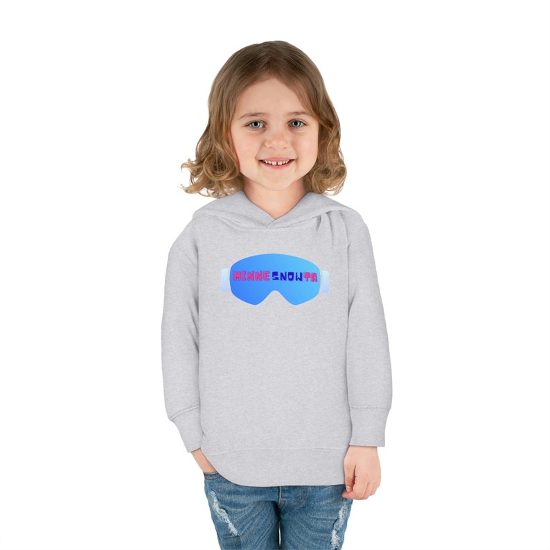 Sudadera con capucha para esquí y snowboard para niños pequeños MinneSNOWta - Pistas de esquí para niños Equipo de abrigo Shredding Half Pipe Minnesota Minneapolis Duluth, Ropa de esquí de invierno, imagen 4