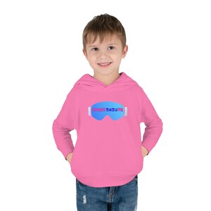 Sudadera con capucha para esquí y snowboard para niños pequeños MinneSNOWta - Pistas de esquí para niños Equipo de abrigo Shredding Half Pipe Minnesota Minneapolis Duluth, Ropa de esquí de invierno, imagen 3