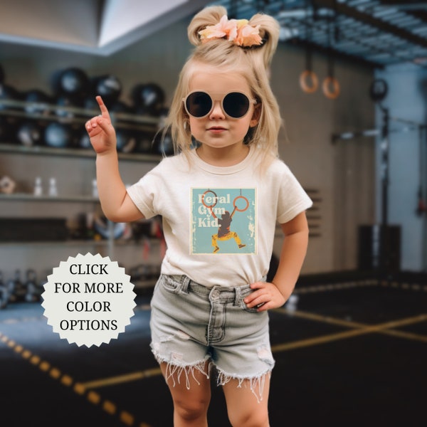 Gym kid shirt, toddler shirt, kids workout shirt, muscle mommy, fit mom, matching mommy and me, crossfit mom ,crossfit gift, crossfit baby