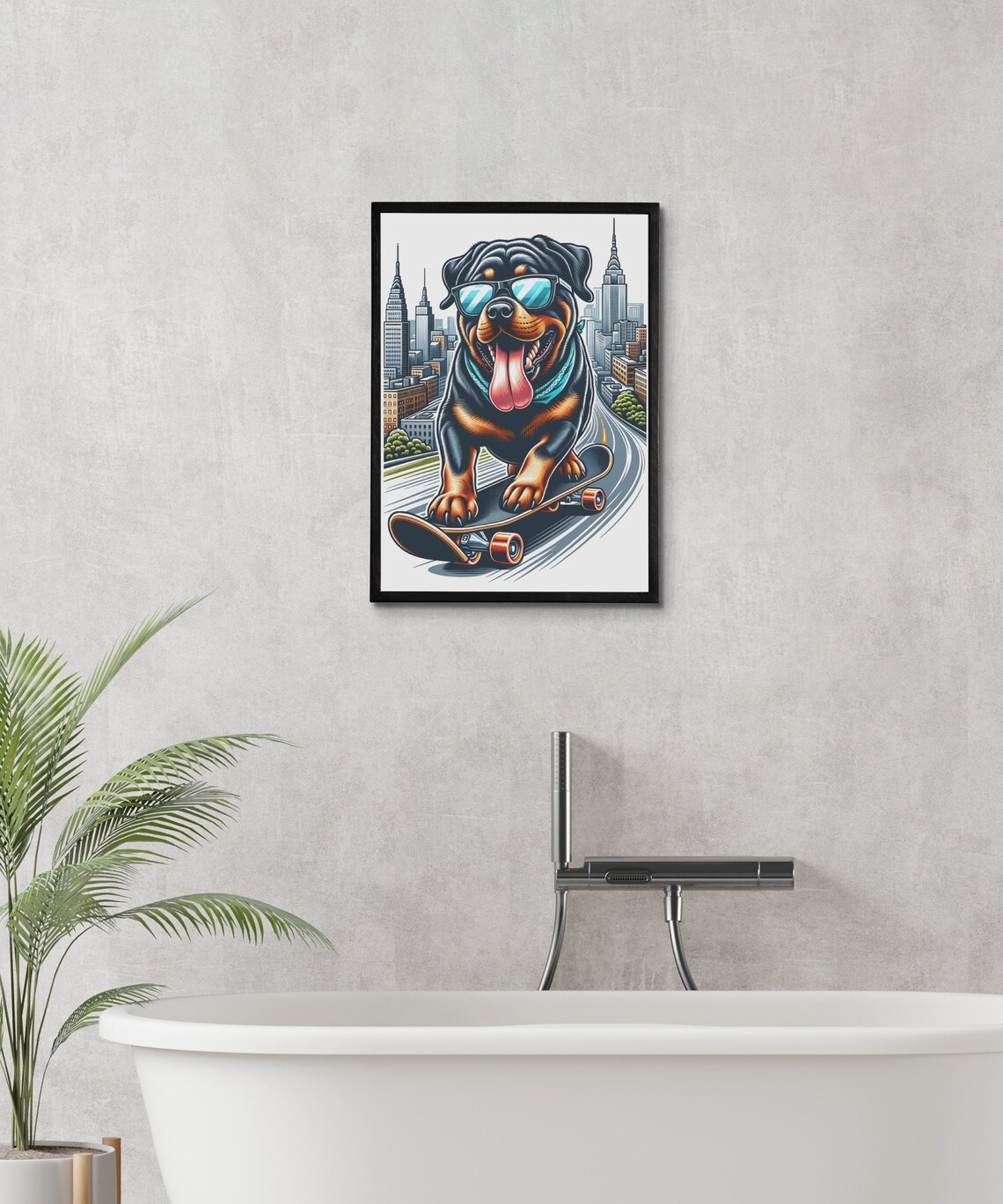 Rottweiler Geschirrtücher Aus Waffelmikrofaser – 40,6x61 Cm, Saugstark, Schnell Trocknend