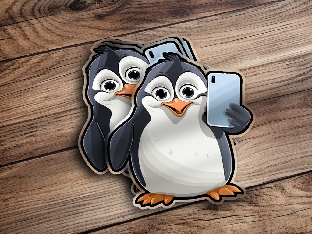 92 Adesivi Pinguino Carini, Fai Da Te Per Album, Tazze, Quaderni E Decorazioni, Multicolore
