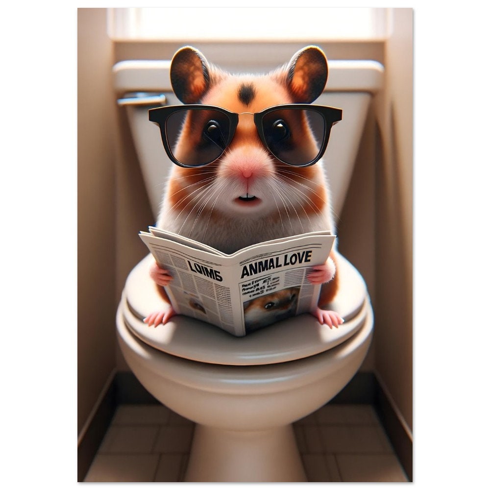 Sonnenschutz Hamster mit Hut - Weiß - Geschenk, Zwerghamster, lustige  Sprüche, Son, Mr. & Mrs. Panda, Seidenmatt