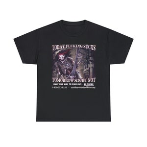 Hard Skeleton Funny Meme T-Shirt - Suicide Prevention Shirt