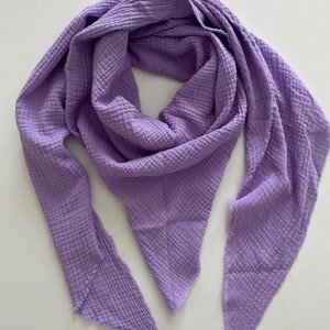muslin triangular scarf