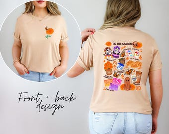 Mexican Dia de muertos t shirt front and back / Day of the dead t shirt / Dia de los muertos