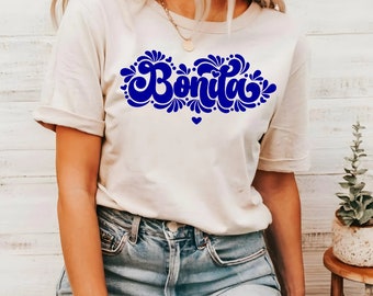 Blue bonita talavera t-shirt