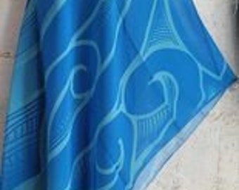 Manaia shawl - Māori design