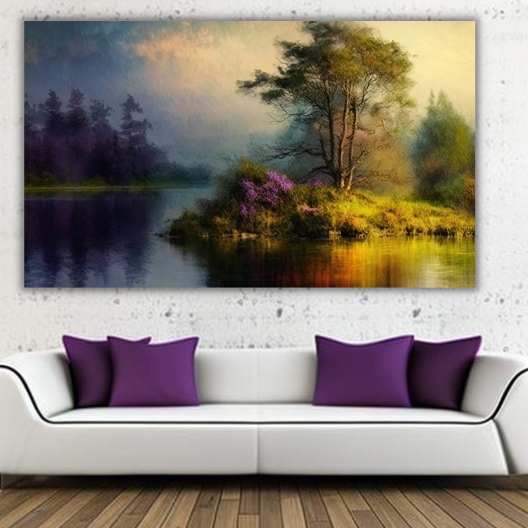 Nature Canvas Wall Art Nature Landscape Canvas Wall Art Print Greenery