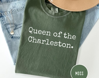 Queen of the Charleston Mahjong Shirt, Funny Mahjong T-Shirt, Comfort Colors Mahjong Tee, Mahjong Lover Gift, Mahjong Player Shirt