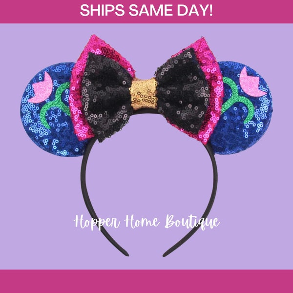 Anna Mickey Ears, Frozen Headband, Anna Headband, Disney Ears, Mickey Headband, Let It Go Mickey Ears, Disney Princess Ears, Minnie Ears