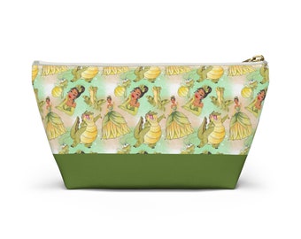 Custom Tiana Makeup Bag, Princess and the Frog Cosmetic Bag