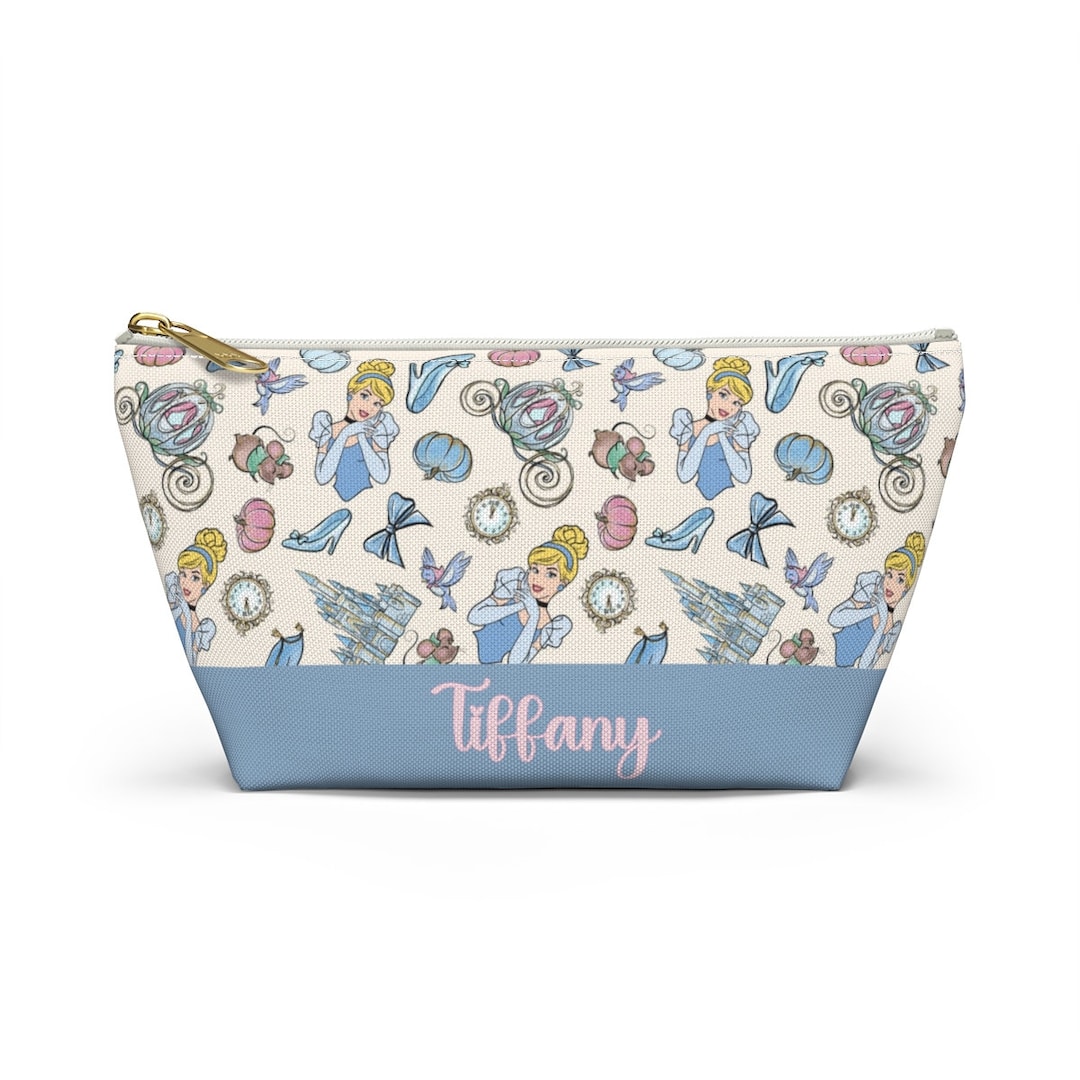 Custom Cinderella Makeup Bag, Cinderella Castle Cosmetic Bag