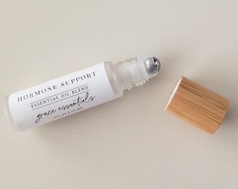 Hormone Support | Essential Oil Roller | Balancing Blend | PMS + Menopause Support