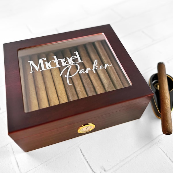 Personalized Humidor Etsy