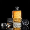 Personalized Whiskey Decanter Set with Premium Engraving Quality, Great Christmas Gift, Groomsmen Gifts. Comes with Free Gift Boxes.