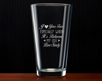 Custom Engraved Beer Glass, Engraved Pint Glass, Personalized Gift, Custom Glass for Him, Personalized Gift, Retirement Gift, Christmas Gift