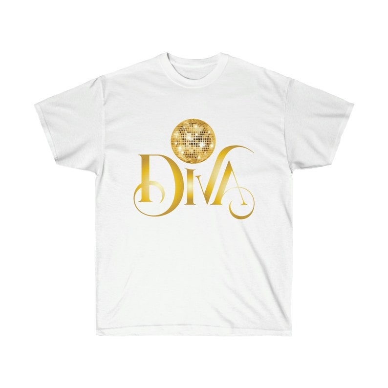 Retro Disco Style Tee with Shiny Disco Ball Design, Celebrating Disco Revival and 70s Music Lovers