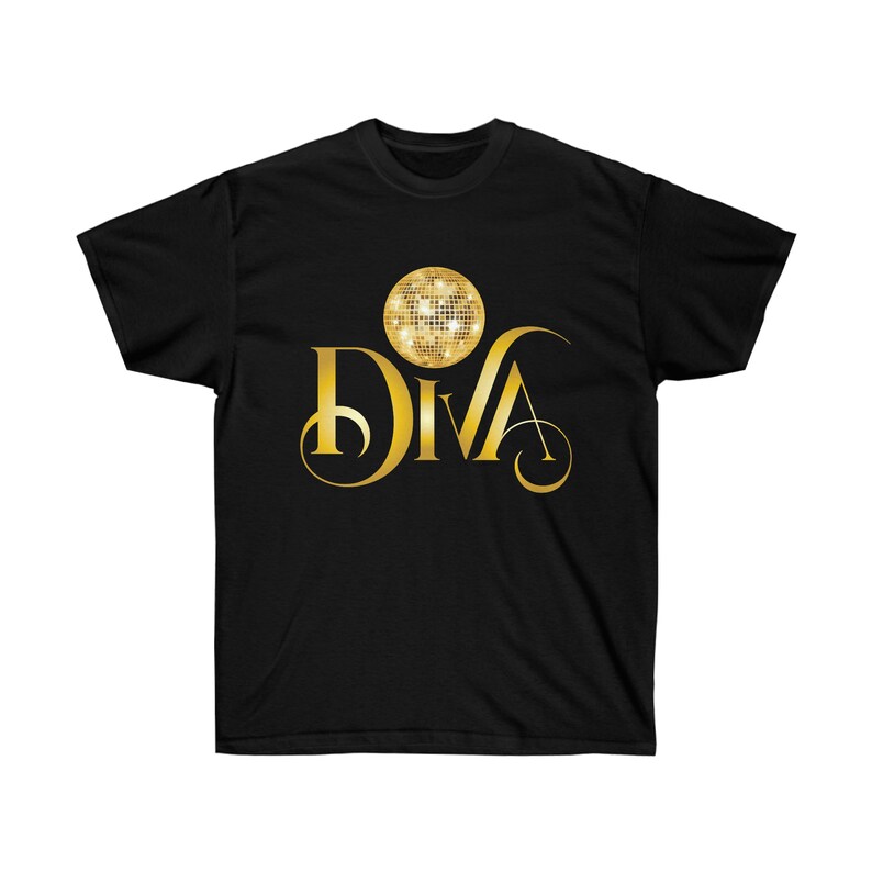 Disco Queen T-Shirt, Groovy Fashion with Disco Ball Graphic, Ideal for Vintage Vibe Enthusiasts and Music Fans