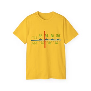 Old School Radio Dial T-Shirt, Perfect Gift for Radio Enthusiasts, Retro Music Lover Apparel