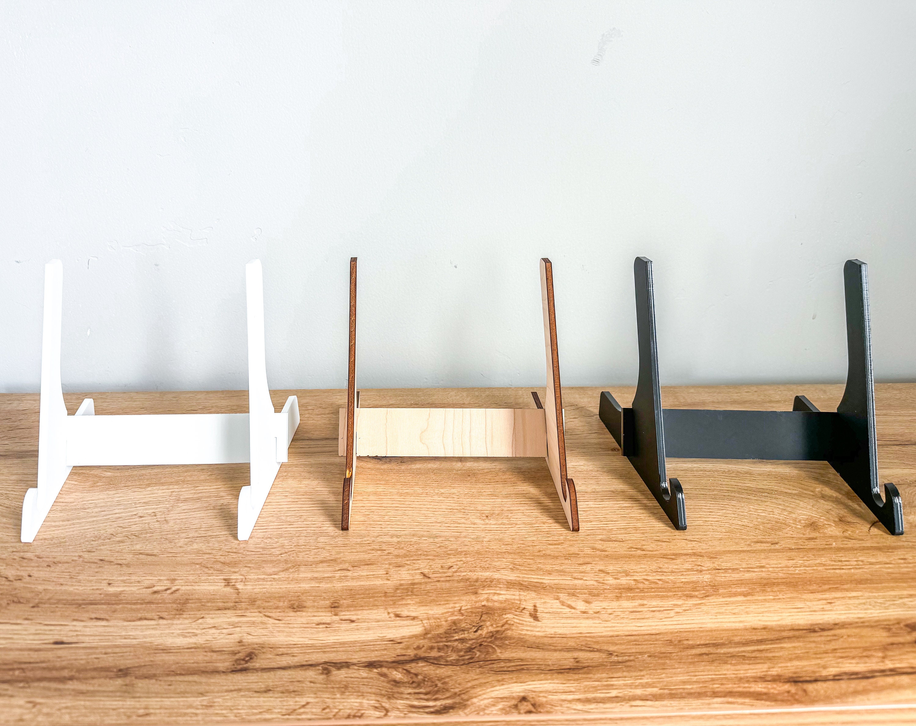 Display Stand, Acrylic Display Stand, Acrylic Easel, Wood Display Stand, Wood Easel, Compact Display Stand