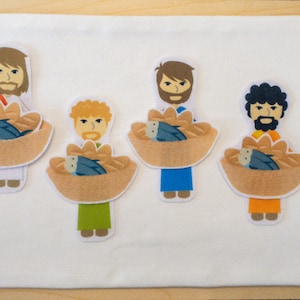 Bible Story Felt Set, Bible Story Paper Doll, Scripture Story Felt Set, Come Follow Me Scripture Study Felt Set, Scripture Story Paper Doll