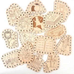 Juego completo de tarjetas para encordar del Evangelio, tarjetas para encordar de la Primaria, tarjeta para encordar de la Biblia, tarjeta para encordar del Libro de Mormón, actividades de la Iglesia, juguetes de la Iglesia para niños