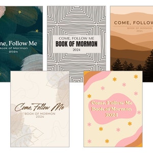 Come Follow Me Printable Journal, Come Follow Me Book of Mormon ...