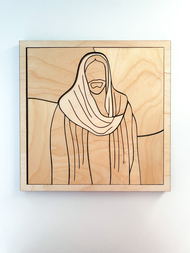 Jesus Christ Puzzle Puzzle of Christ Wooden Jesus Puzzle Etsy