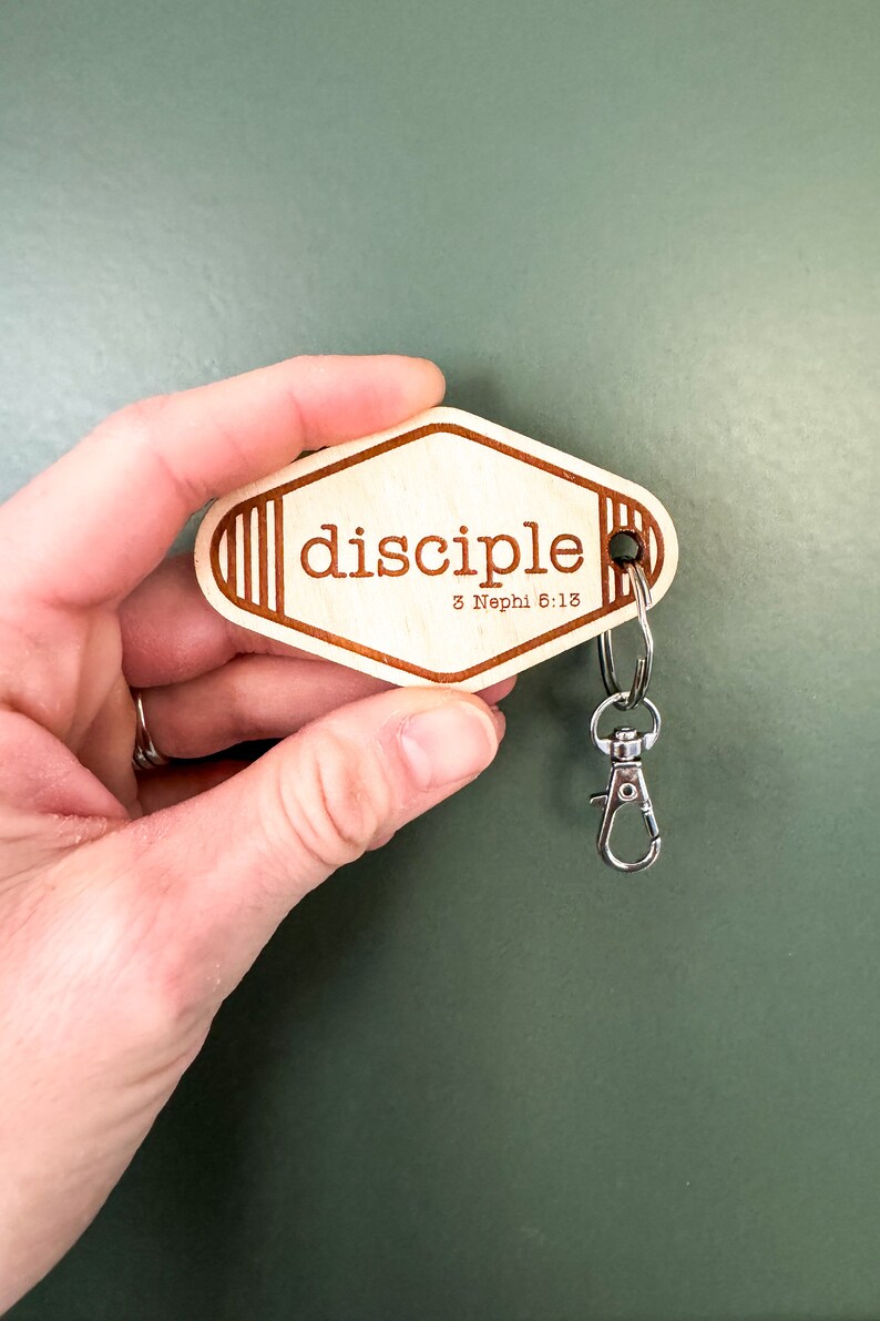 Disciple Keychain Inspirational Keychain LDS Youth Gift Ideas LDS 