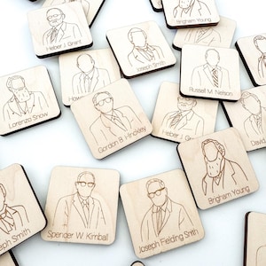 Latter Day Prophets Matching Game, LDS Matching Game, Latter Day Saints Match Game, LDS Gift for Kids