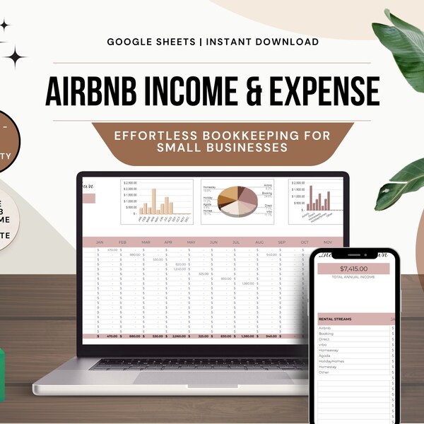 Airbnb Budget Template Etsy