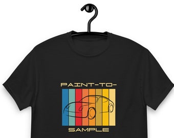 Paint to Sample Car T-Shirt: Porsche Inspired Automotive Tee