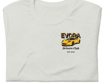 Lotus Evora Drivers Club T-Shirt – EST 2010 | Sports Car Graphic Tee for Lotus Enthusiasts & Track Day Fans - Free Shipping