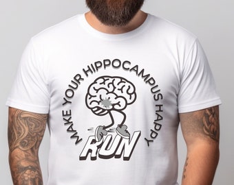 Chemise de course ironique amusante, cadeau pour un ami, chemise de santé mentale, excellente chemise d'entraînement, coureurs de marathon, tee-shirt cadeau ultra marathon 5 km 10 km