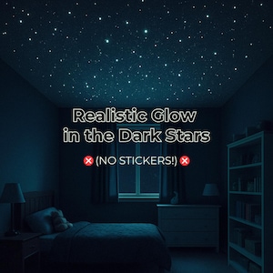 Ceiling Stars Canopy, Glow in the Dark Stars, Canopy of Stars, Glow in the Dark Stars Mural