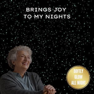 Glow in the Dark Ceiling Stars Kit: Calming Night Sky for Seniors, Elderly Anxiety